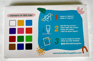 Bondi Art Supplies Pigment Ink 5MM/6MM (12different colours)